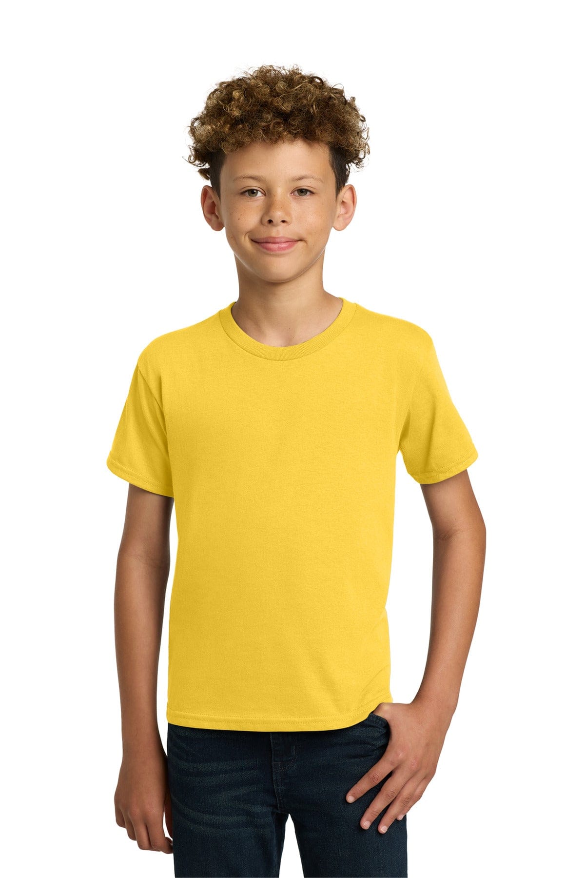 Gildan 5000B Youth Heavy Cotton 100% Cotton T-Shirt in Daisy