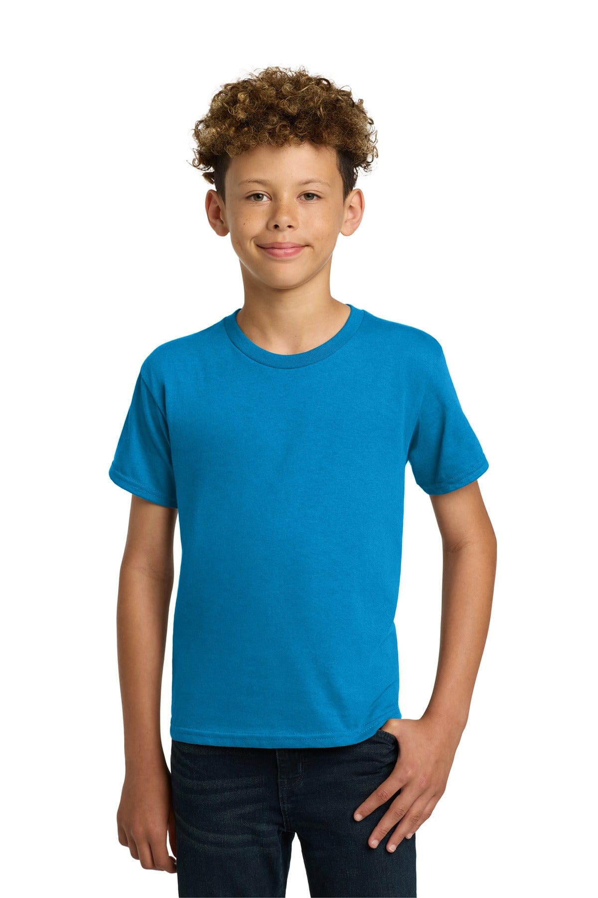 Gildan 5000B Youth Heavy Cotton 100% Cotton T-Shirt in Sapphire