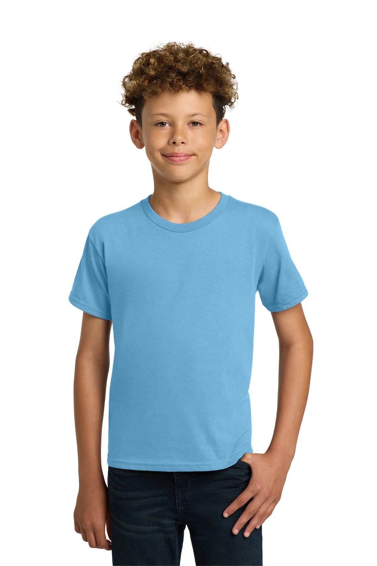Gildan 5000B Youth Heavy Cotton 100% Cotton T-Shirt in Sky