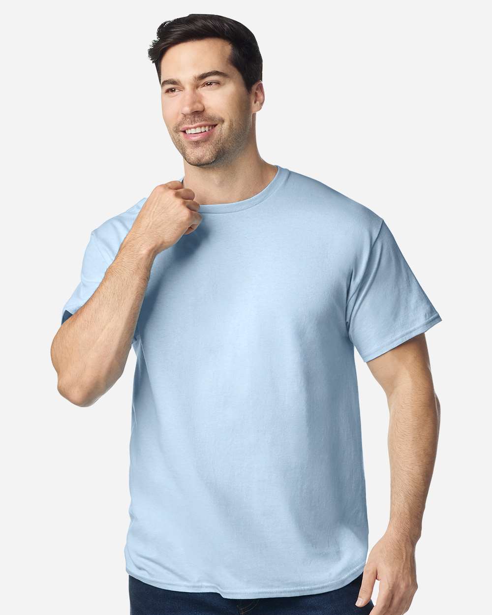 Gildan 64PLSMA Unisex Softstyle® Plasma Print T-Shirt in Light Blue