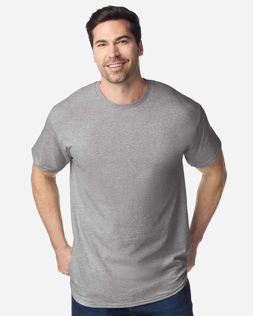 Gildan 64PLSMA Unisex Softstyle® Plasma Print T-Shirt in Sport Grey
