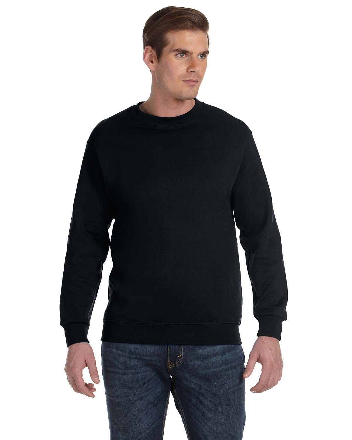 Gildan 12000 DryBlend Crewneck Sweatshirt in Black
