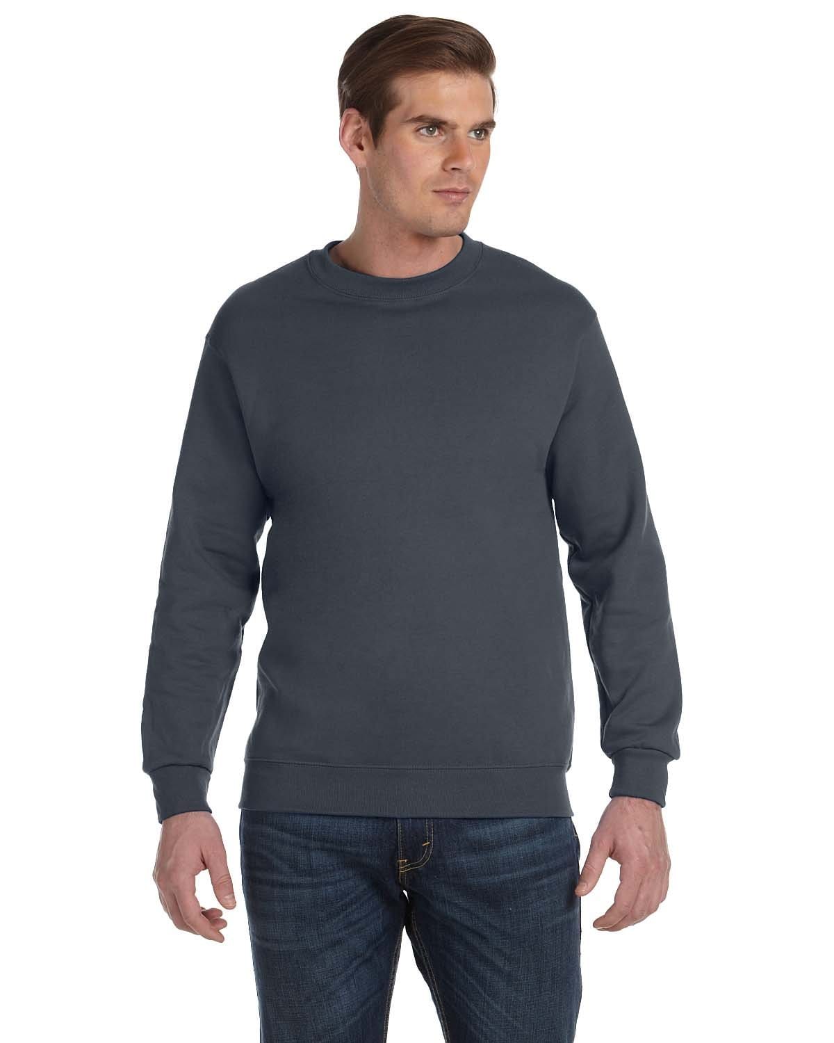 Gildan 12000 DryBlend Crewneck Sweatshirt in Charcoal