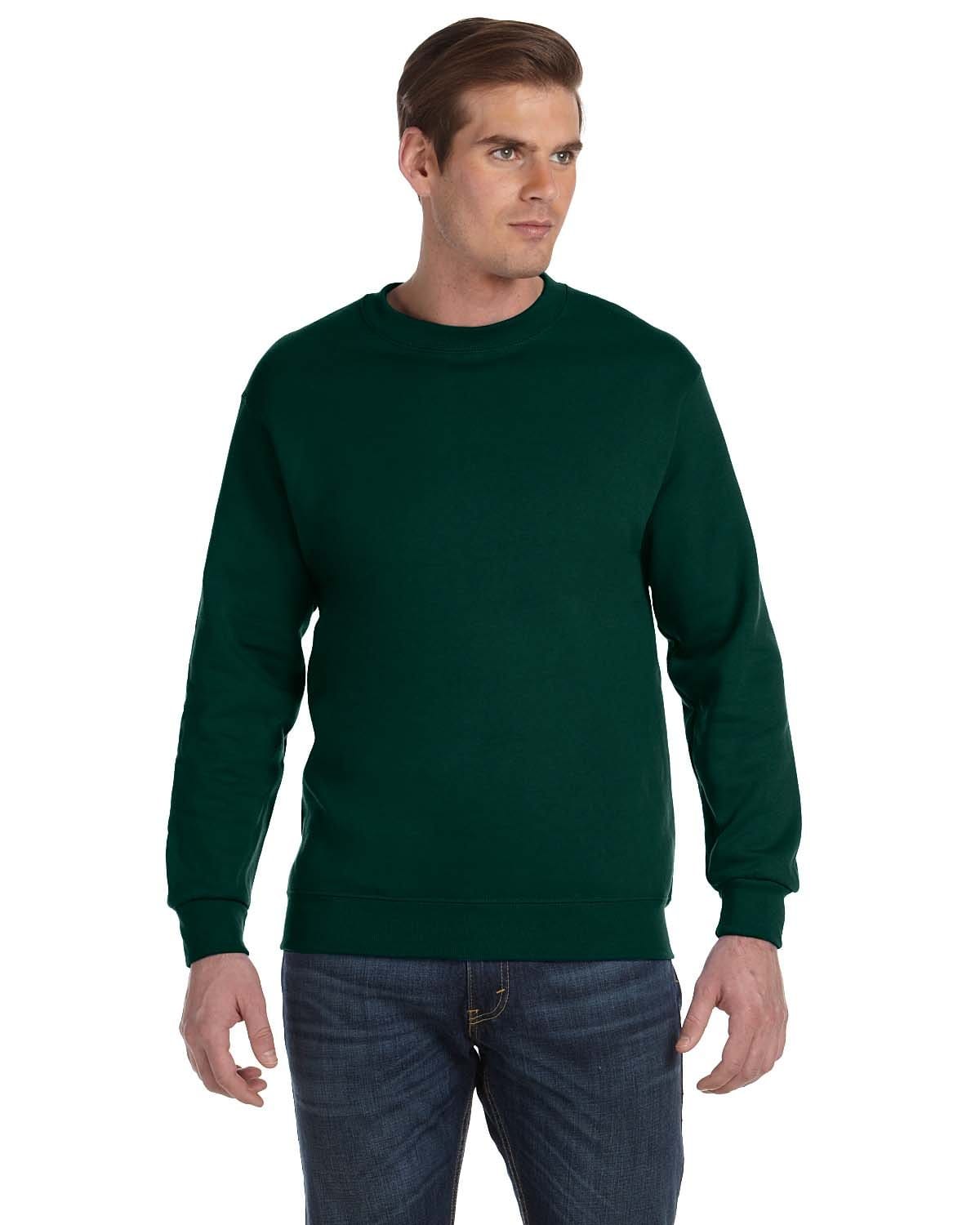 Gildan 12000 DryBlend Crewneck Sweatshirt in Forest Green