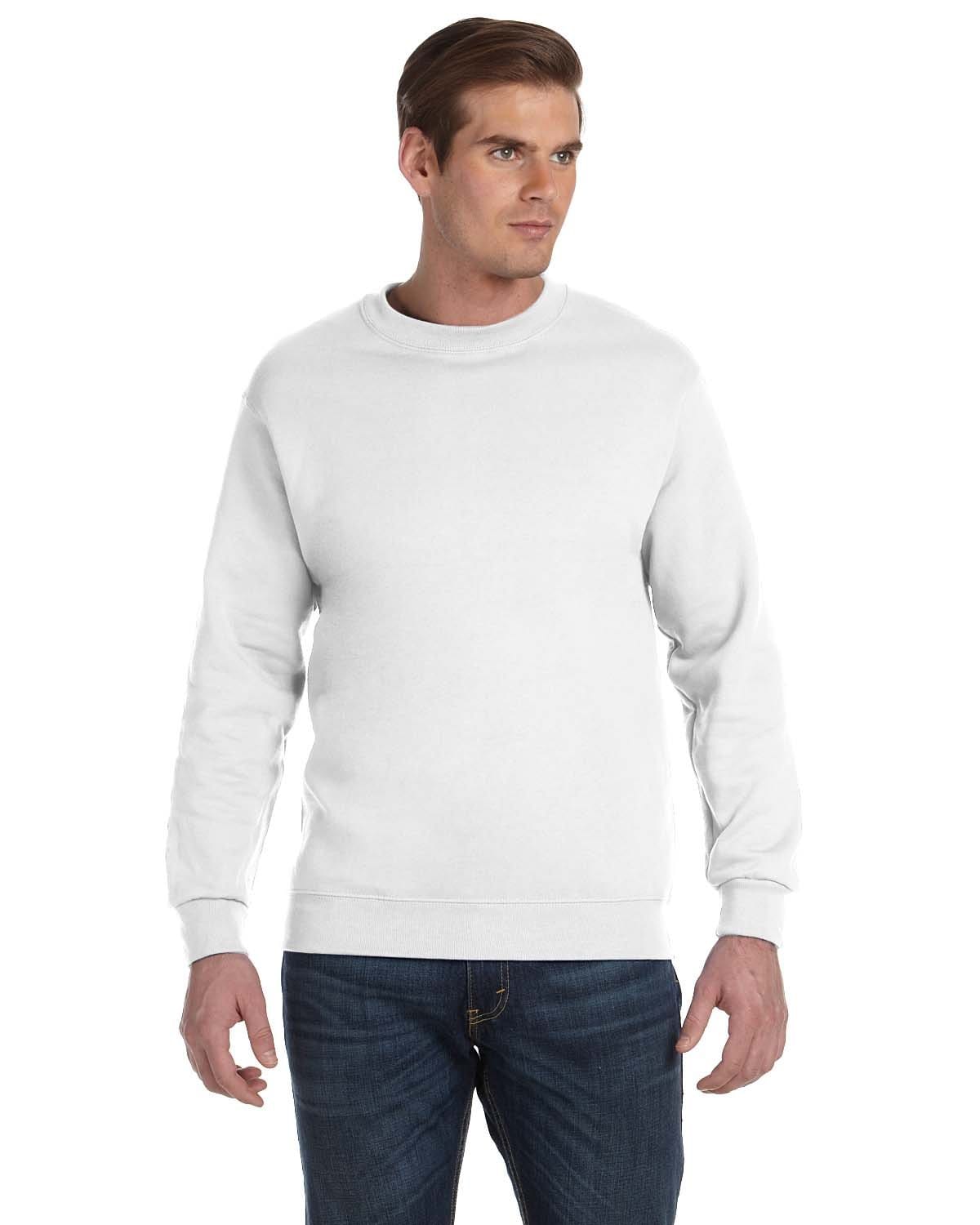 Gildan 12000 DryBlend Crewneck Sweatshirt in White