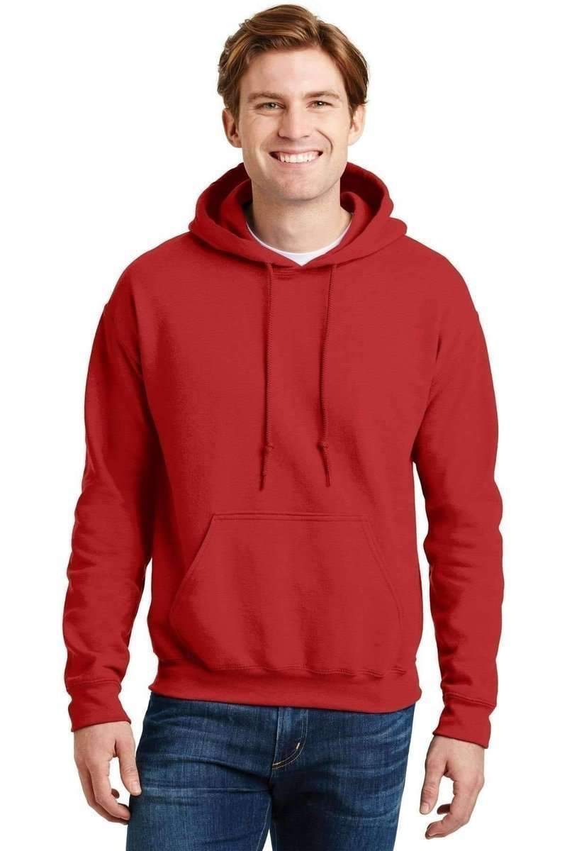 Gildan 12500 DryBlend Hooded Sweatshirt in Red