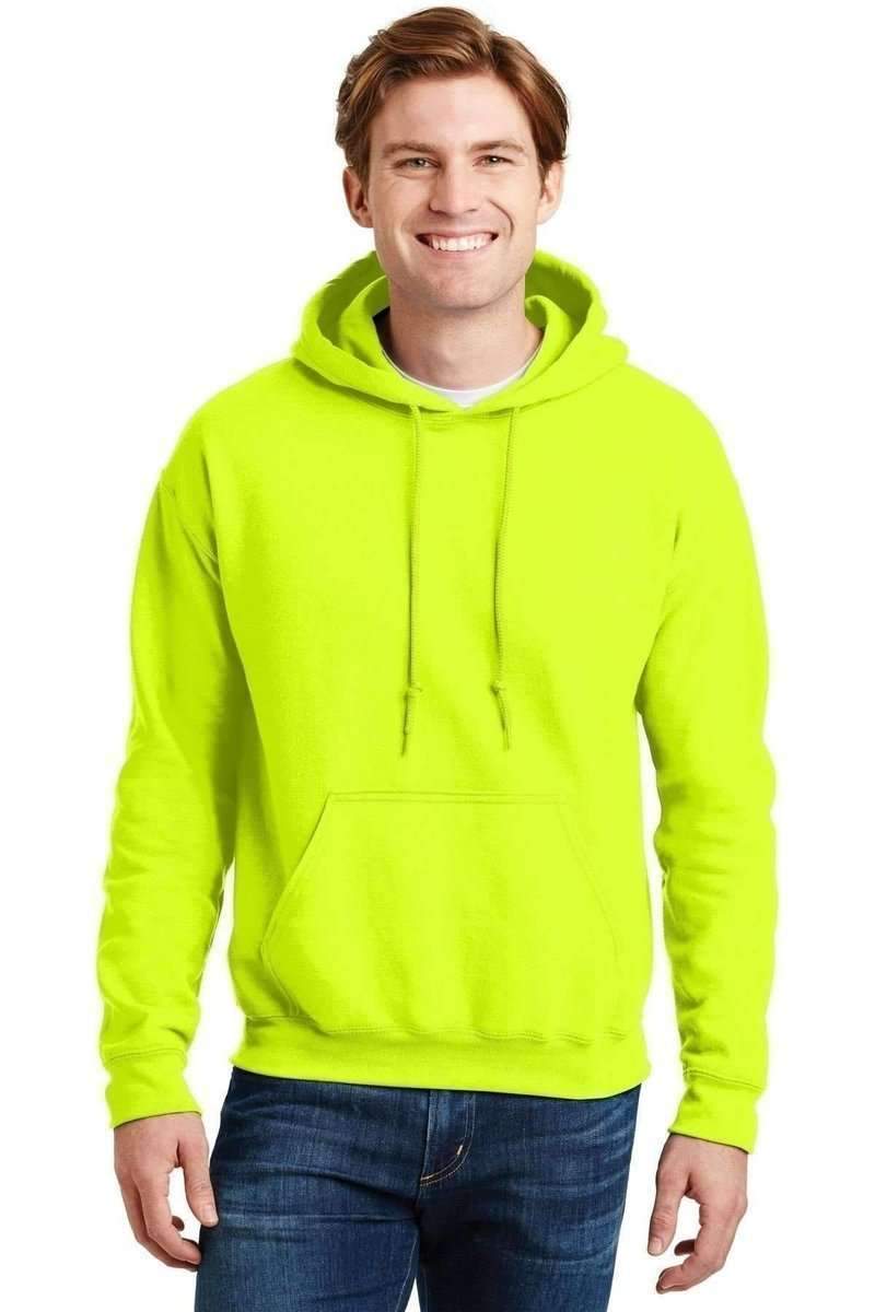 Gildan 12500 DryBlend Hooded Sweatshirt in Safety Green