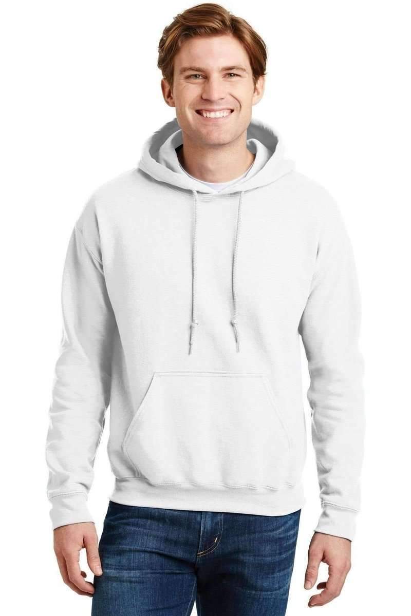 Gildan 12500 DryBlend Hooded Sweatshirt in White