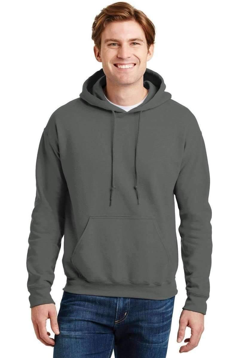 Gildan 12500 DryBlend Hooded Sweatshirt in Charcoal