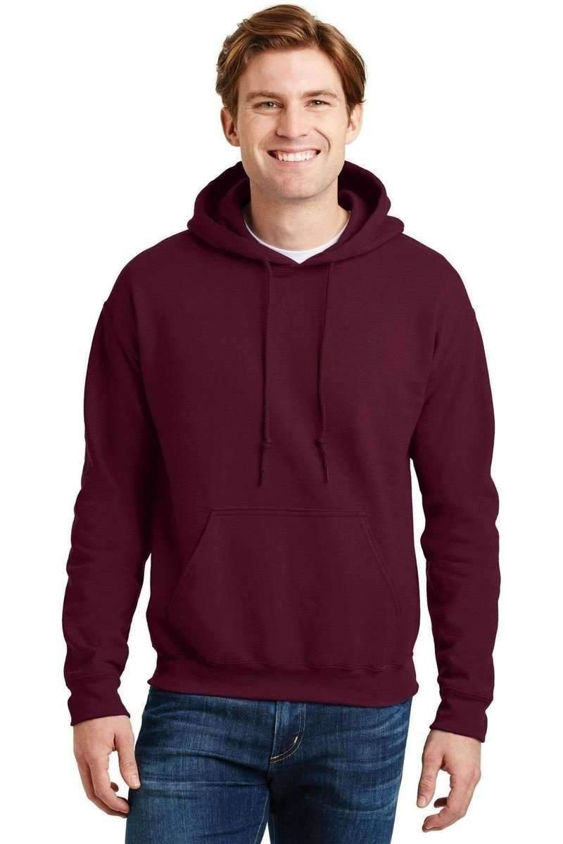 Gildan 12500 DryBlend Hooded Sweatshirt in Maroon