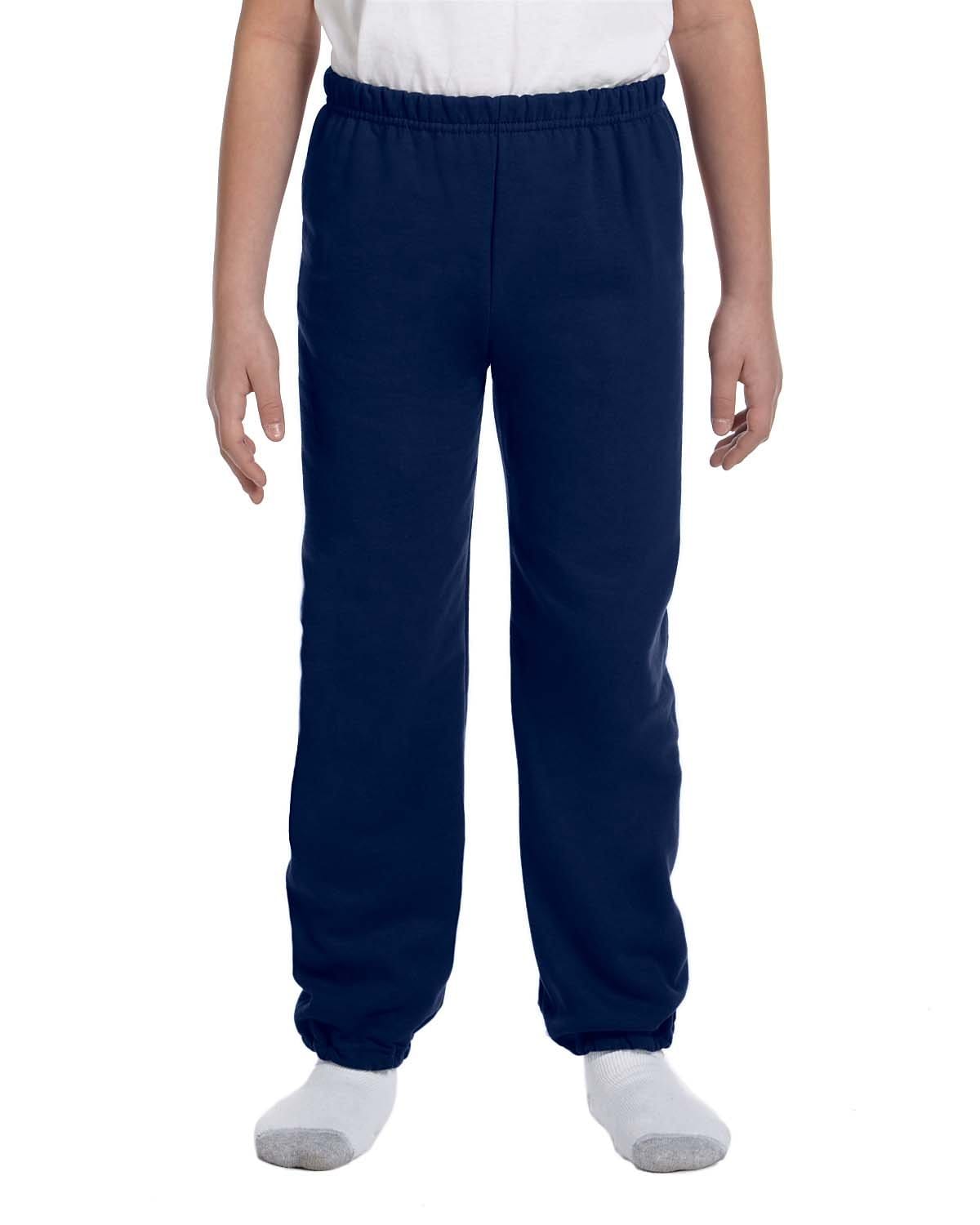 Gildan G182B Youth Heavy Blend(tm) 8 oz., 50/50 Sweatpants in Navy