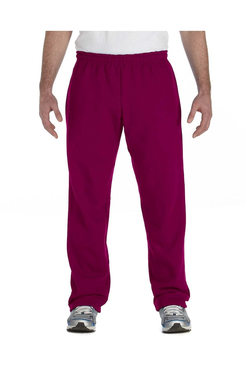 Gildan G184 Adult Unisex Heavy Blend Adult 8 oz., 50/50 Open-Bottom Sweatpants in 