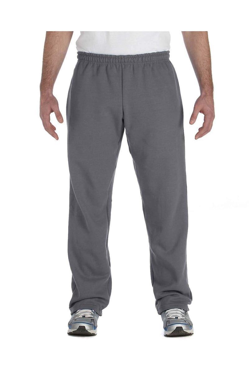 Gildan G184 Adult Unisex Heavy Blend Adult 8 oz., 50/50 Open-Bottom Sweatpants in 