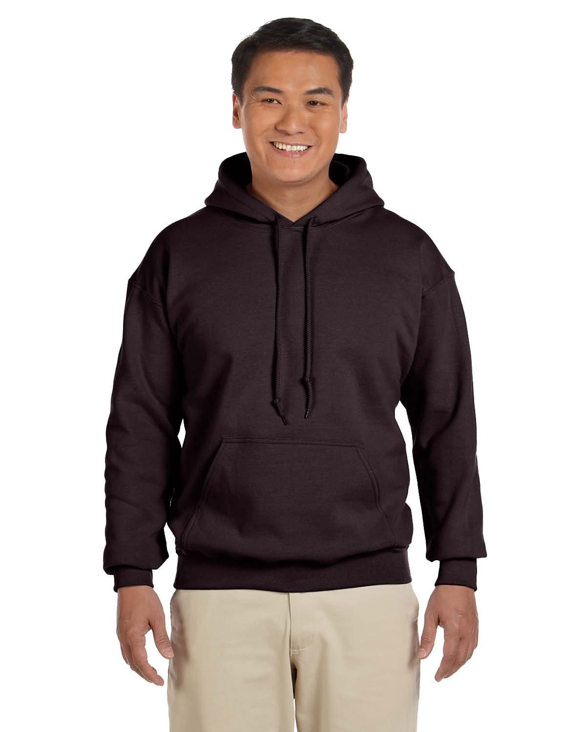 Gildan G185000 S / Dark Chocolate Gildan G185 Adult Heavy Blend 50/50 Hooded Sweatshirt