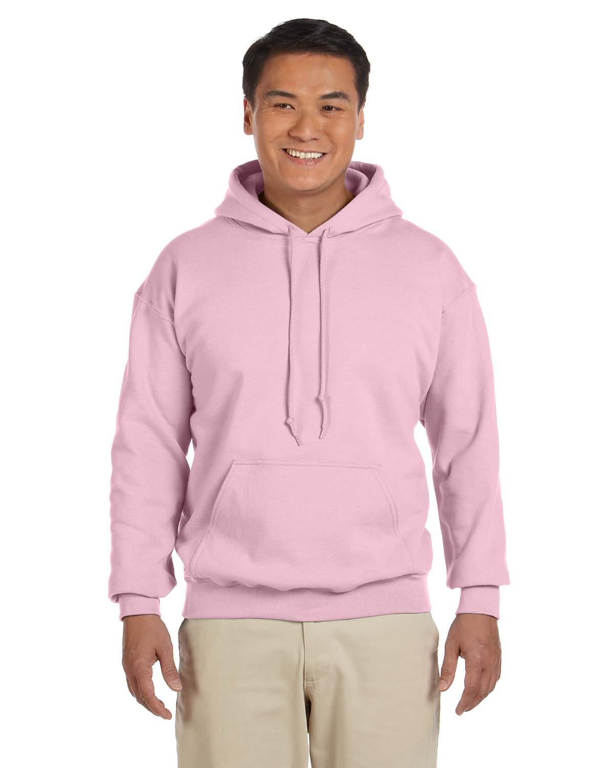 Gildan G185000 S / Light Pink Gildan G185 Adult Heavy Blend 50/50 Hooded Sweatshirt