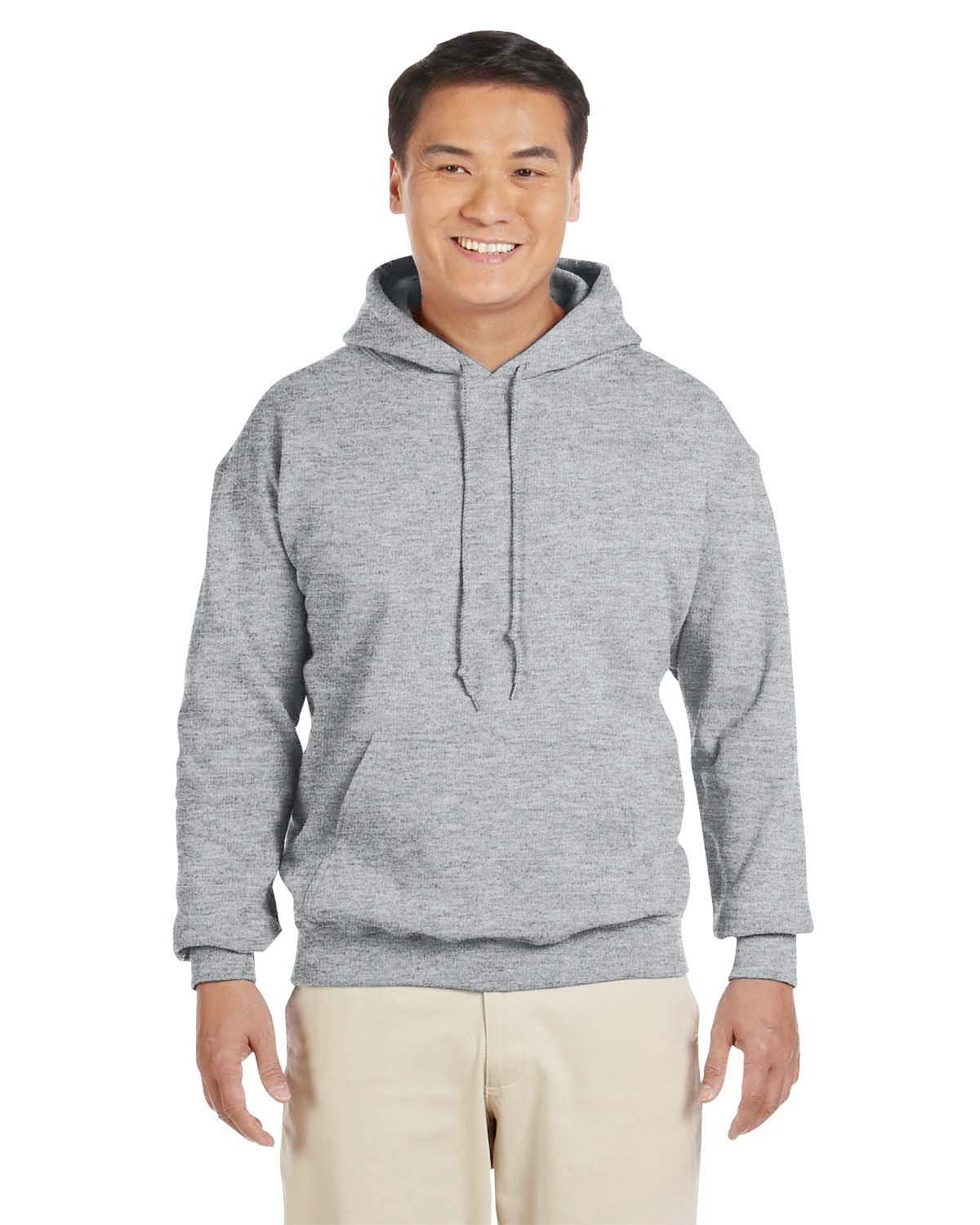 Gildan G185000 S / Sport Grey Gildan G185 Adult Heavy Blend 50/50 Hooded Sweatshirt