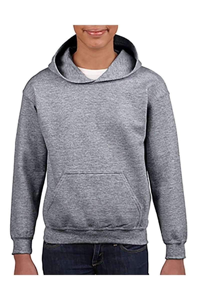 Gildan G185B Youth Heavy Blend Hooded Sweatshirt in 