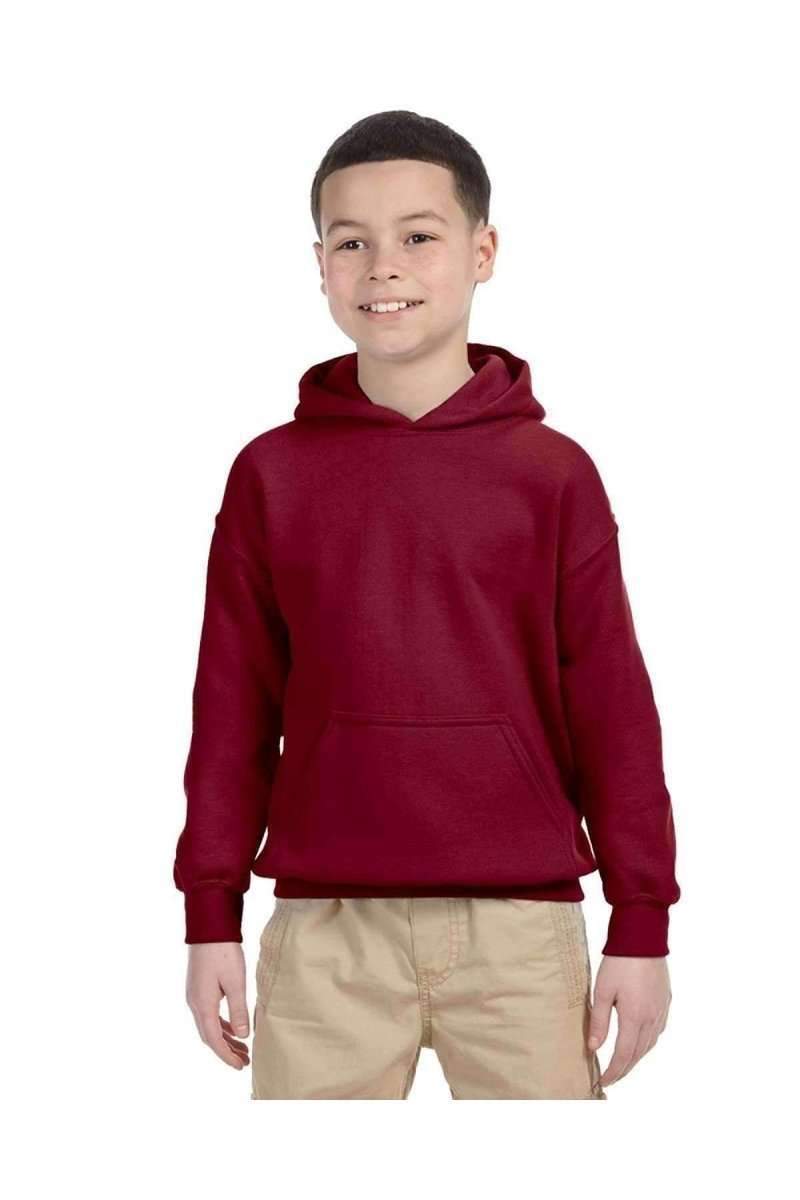 Gildan G185B Youth Heavy Blend Hooded Sweatshirt in 