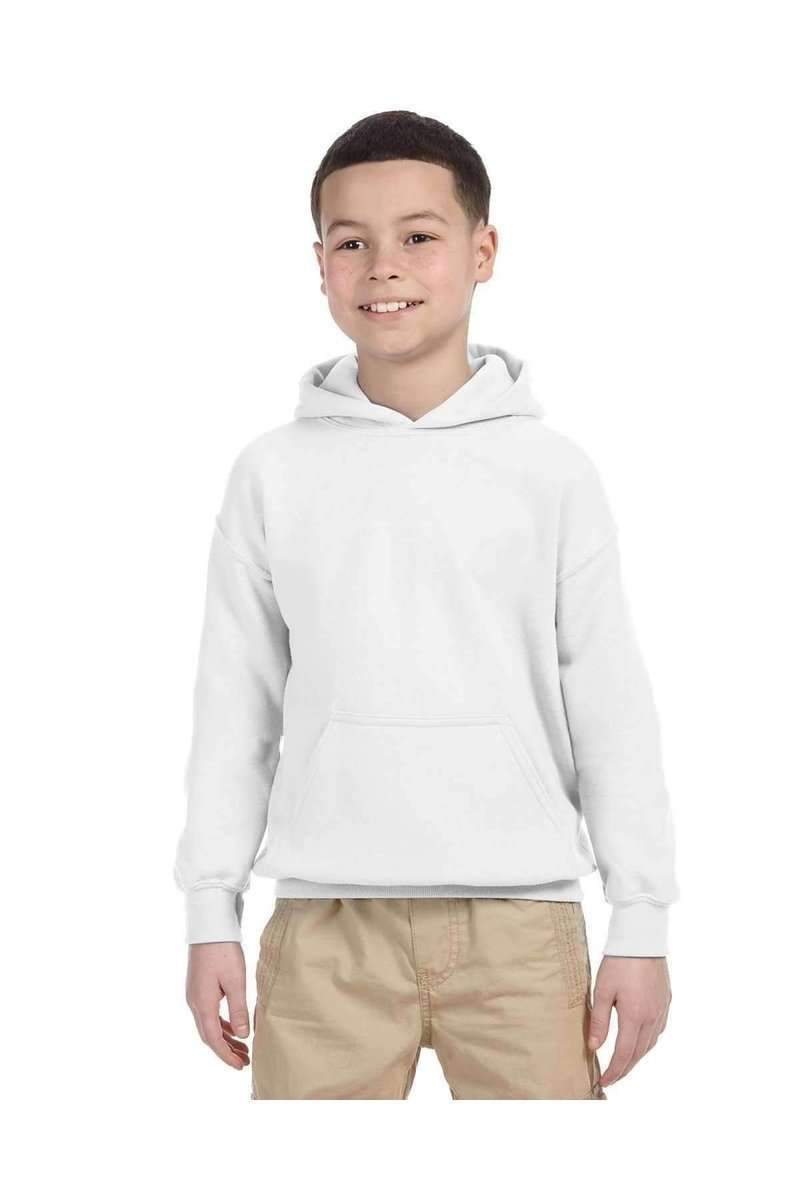 Gildan G185B Youth Heavy Blend Hooded Sweatshirt in 