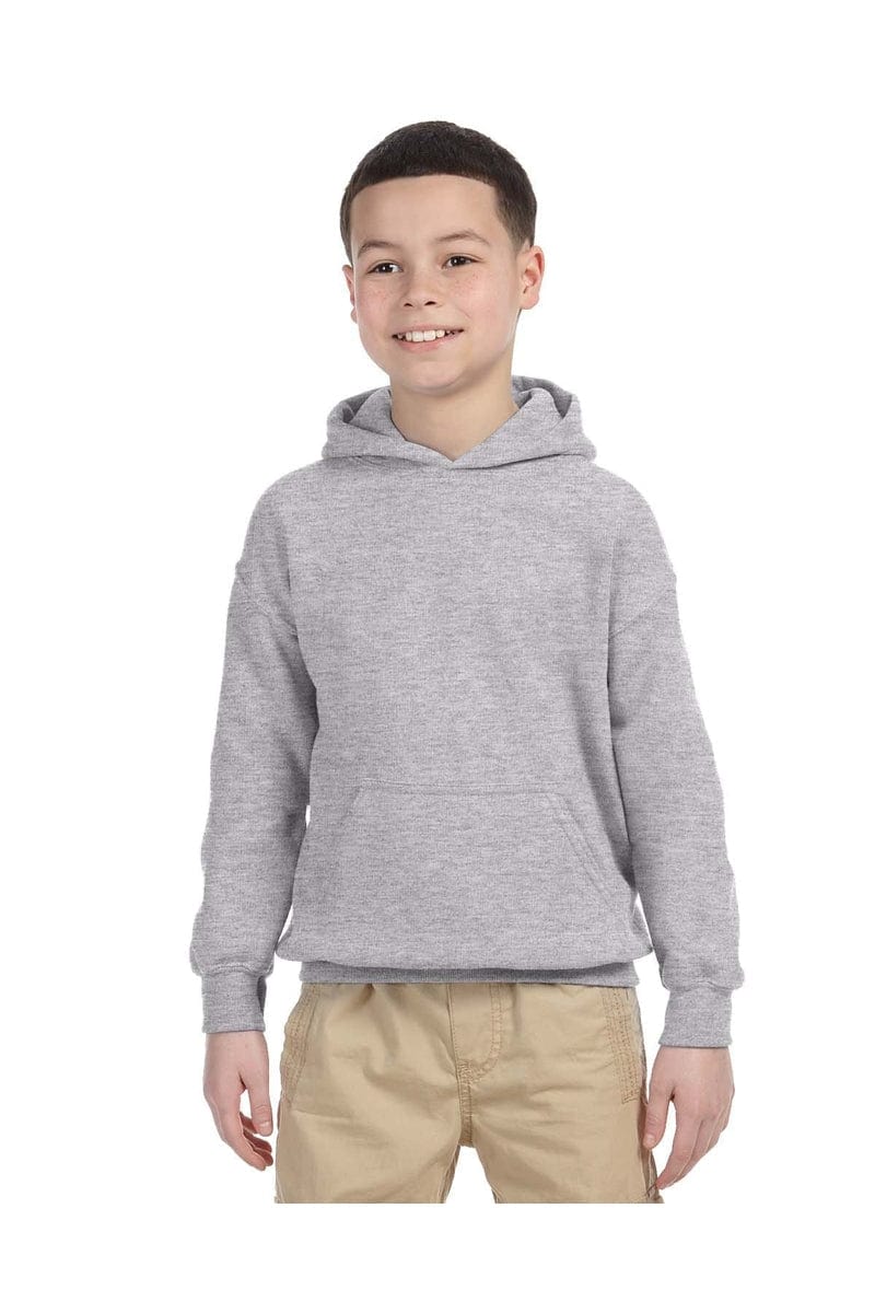 Gildan G185B Youth Heavy Blend Hooded Sweatshirt in 