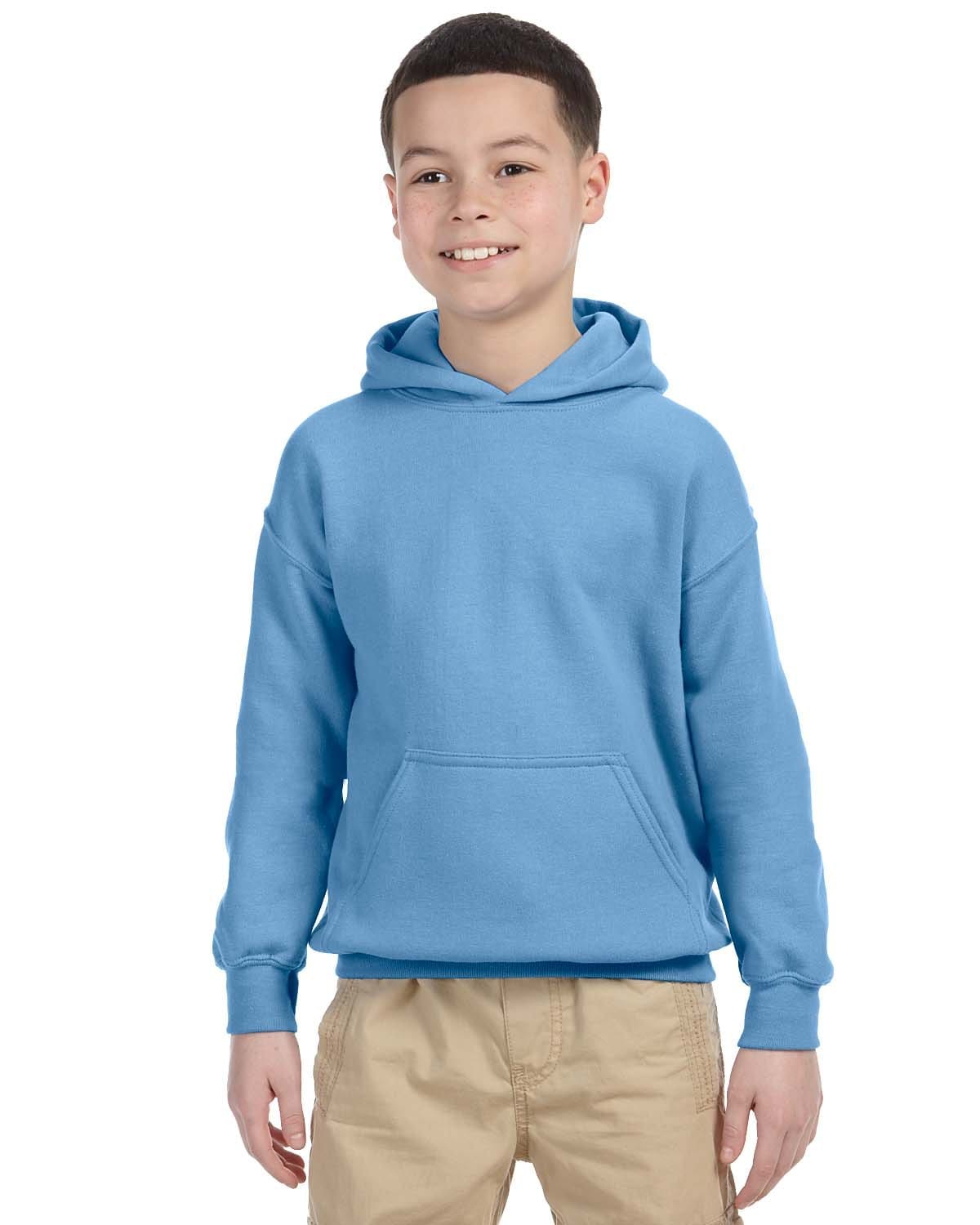 Gildan G185B Youth Heavy Blend Hooded Sweatshirt in Carolina Blue