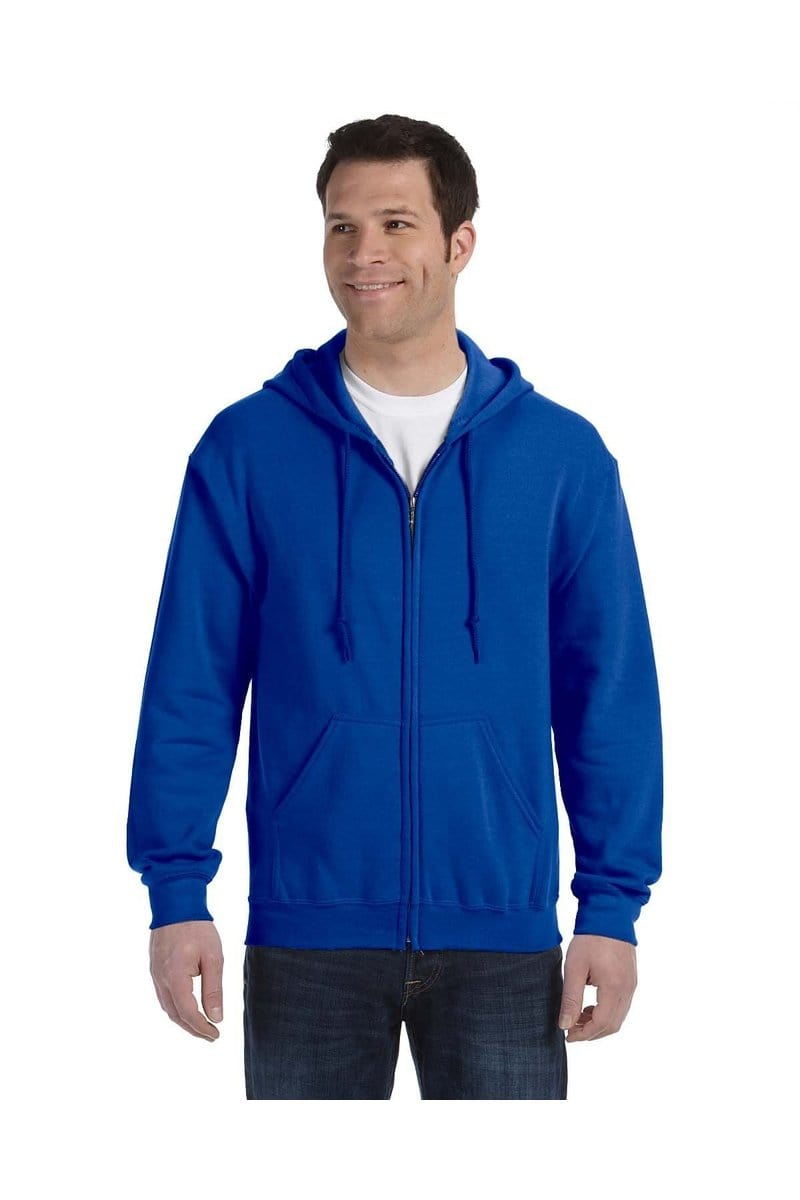 Gildan 18600B Youth Heavy Blend Full-Zip Hooded Sweatshirt in 