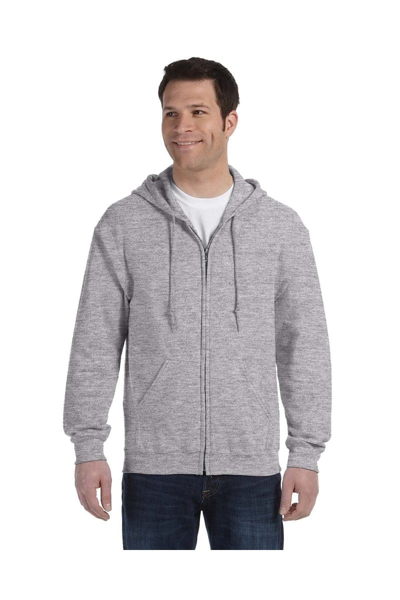 Gildan 18600B Youth Heavy Blend Full-Zip Hooded Sweatshirt in 