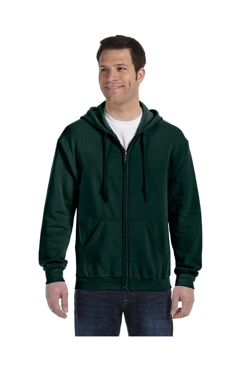 Gildan 18600B Youth Heavy Blend Full-Zip Hooded Sweatshirt in 