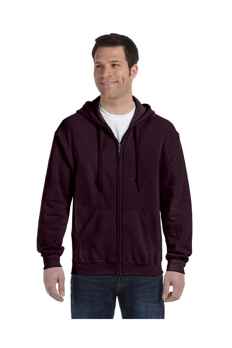 Gildan 18600B Youth Heavy Blend Full-Zip Hooded Sweatshirt in 