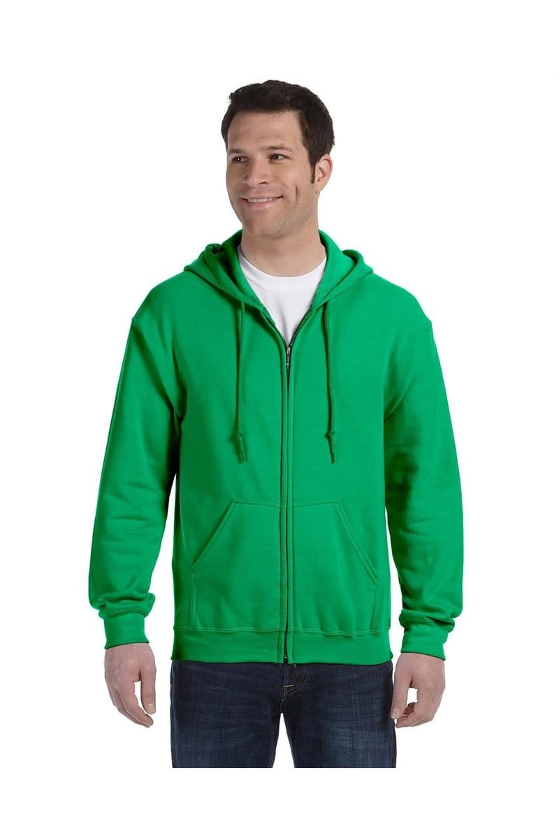 Gildan 18600B Youth Heavy Blend Full-Zip Hooded Sweatshirt in 