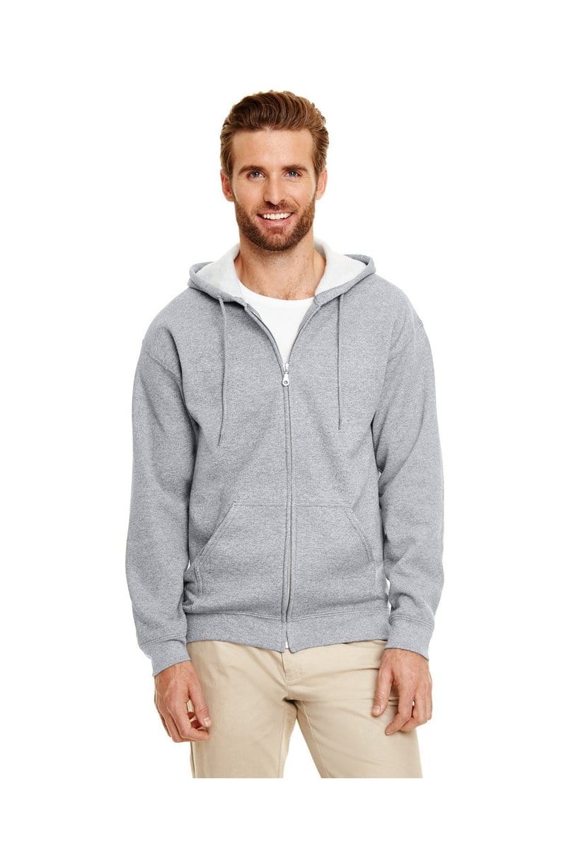 Gildan 18600B Youth Heavy Blend Full-Zip Hooded Sweatshirt in 