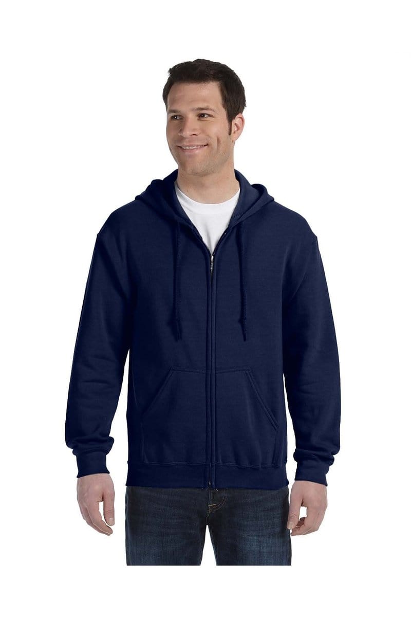 Gildan 18600B Youth Heavy Blend Full-Zip Hooded Sweatshirt in 