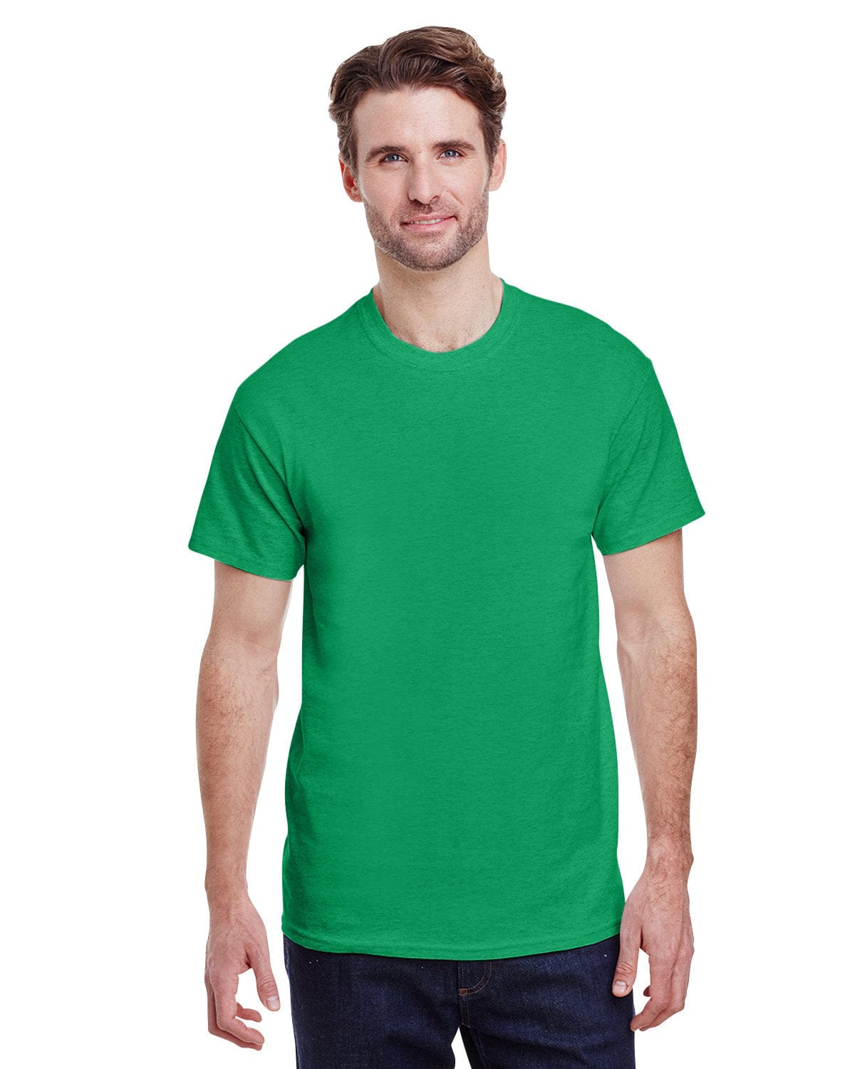 Gildan G200: Adult Ultra Cotton 6 oz. T-Shirt in Antiq Irish Grn