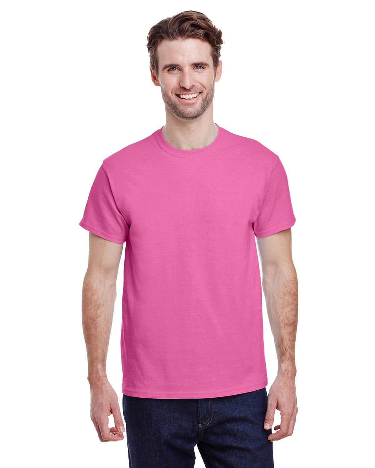 Gildan G200: Adult Ultra Cotton 6 oz. T-Shirt in Azalea