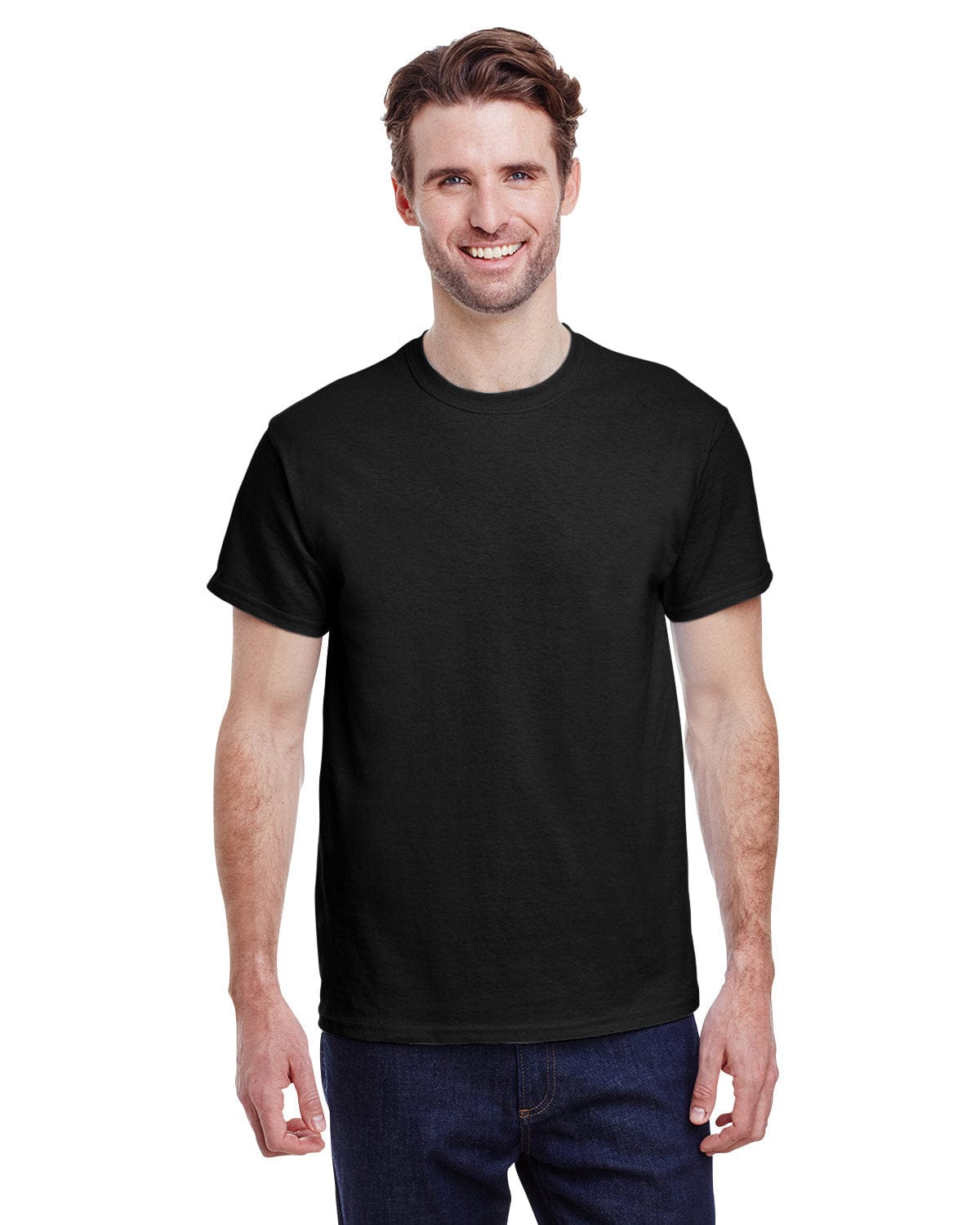 Gildan G200: Adult Ultra Cotton 6 oz. T-Shirt in Black