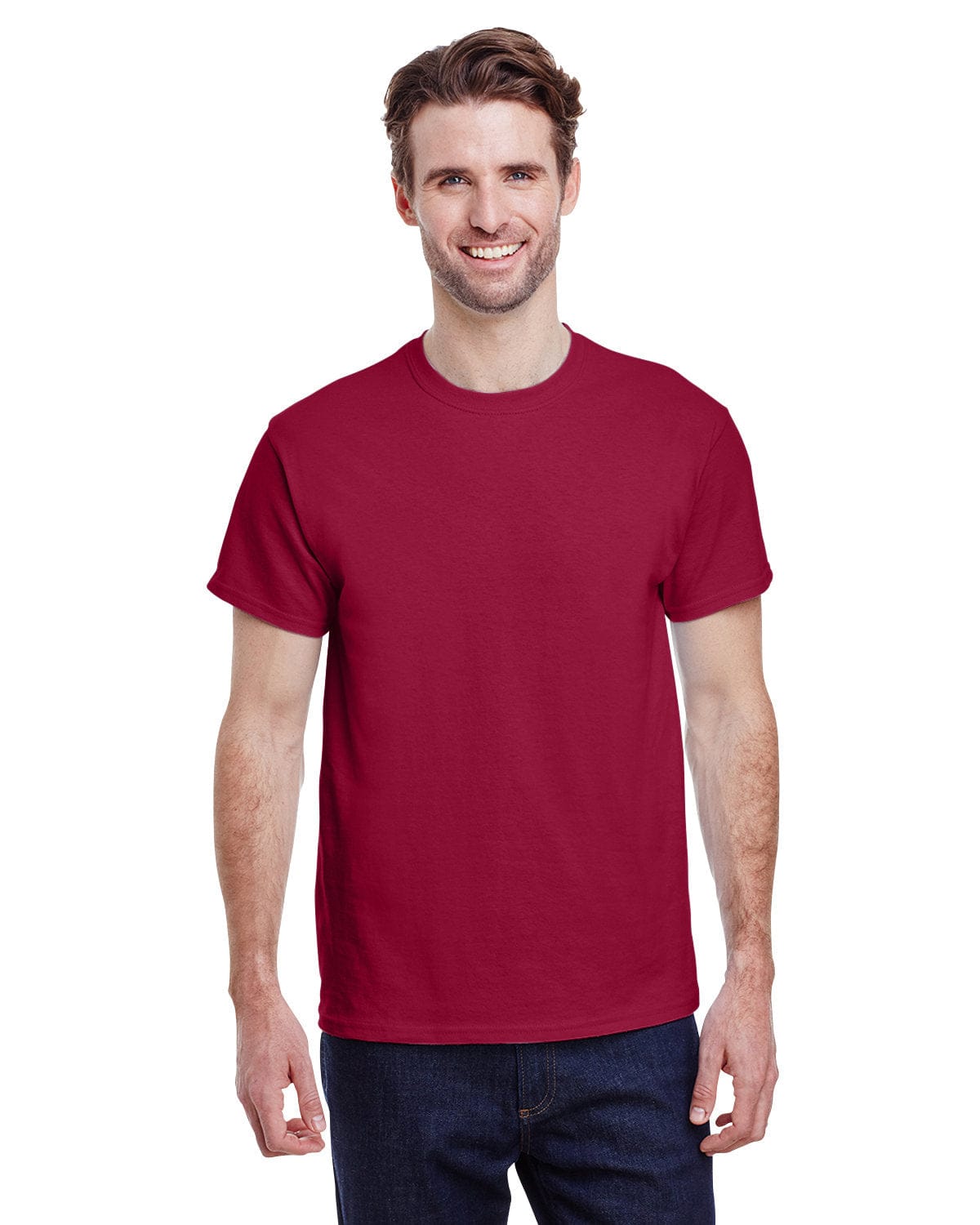 Gildan G200: Adult Ultra Cotton 6 oz. T-Shirt in Cardinal Red