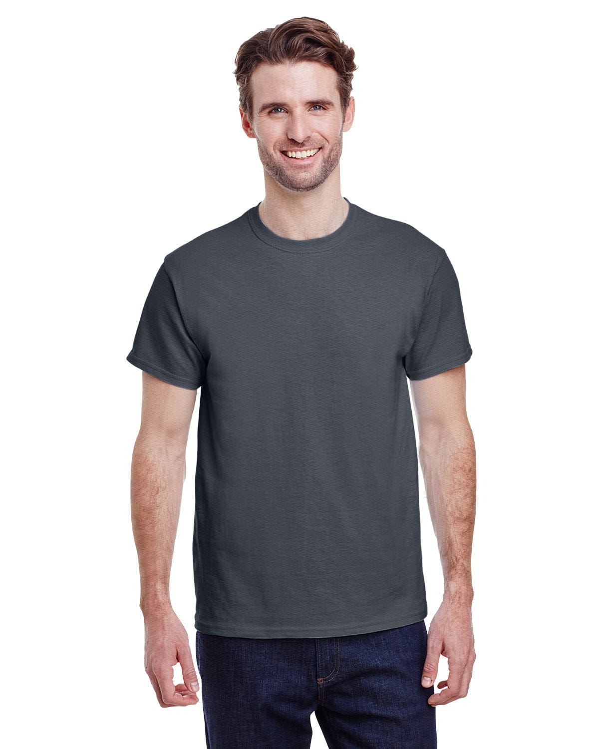 Gildan G200: Adult Ultra Cotton 6 oz. T-Shirt in Charcoal