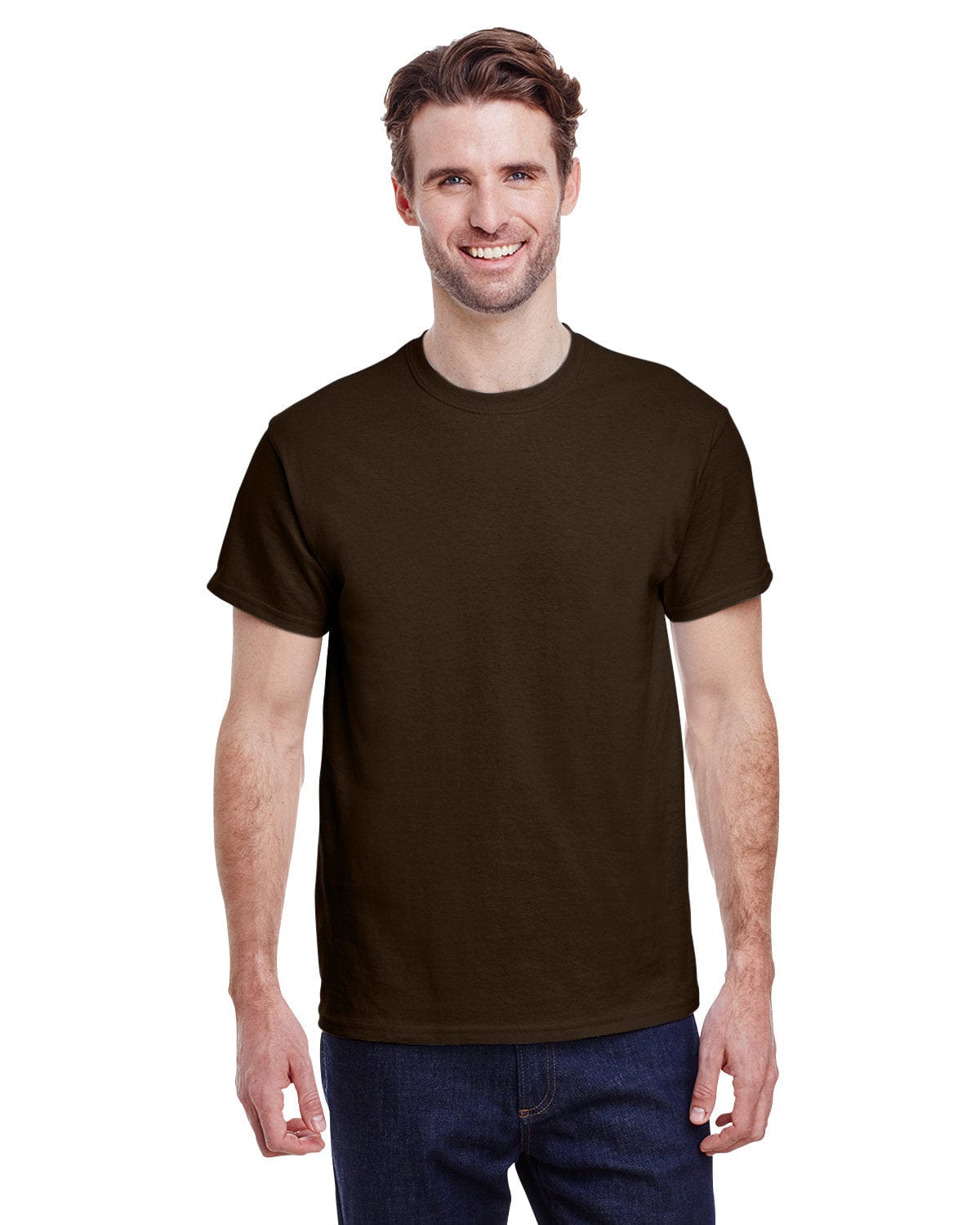 Gildan G200: Adult Ultra Cotton 6 oz. T-Shirt in Dark Chocolate