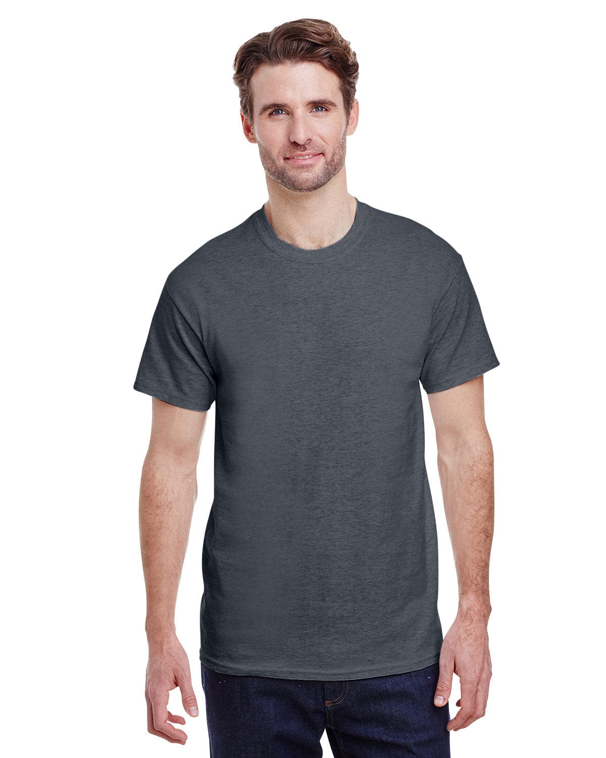 Gildan G200: Adult Ultra Cotton 6 oz. T-Shirt in Dark Heather