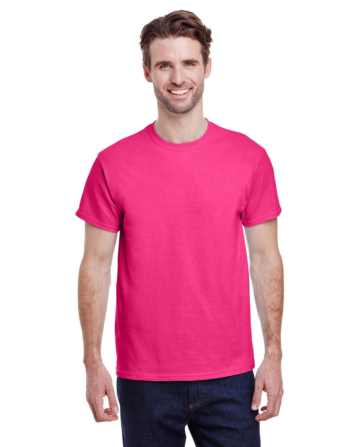 Gildan G200: Adult Ultra Cotton 6 oz. T-Shirt in Heliconia