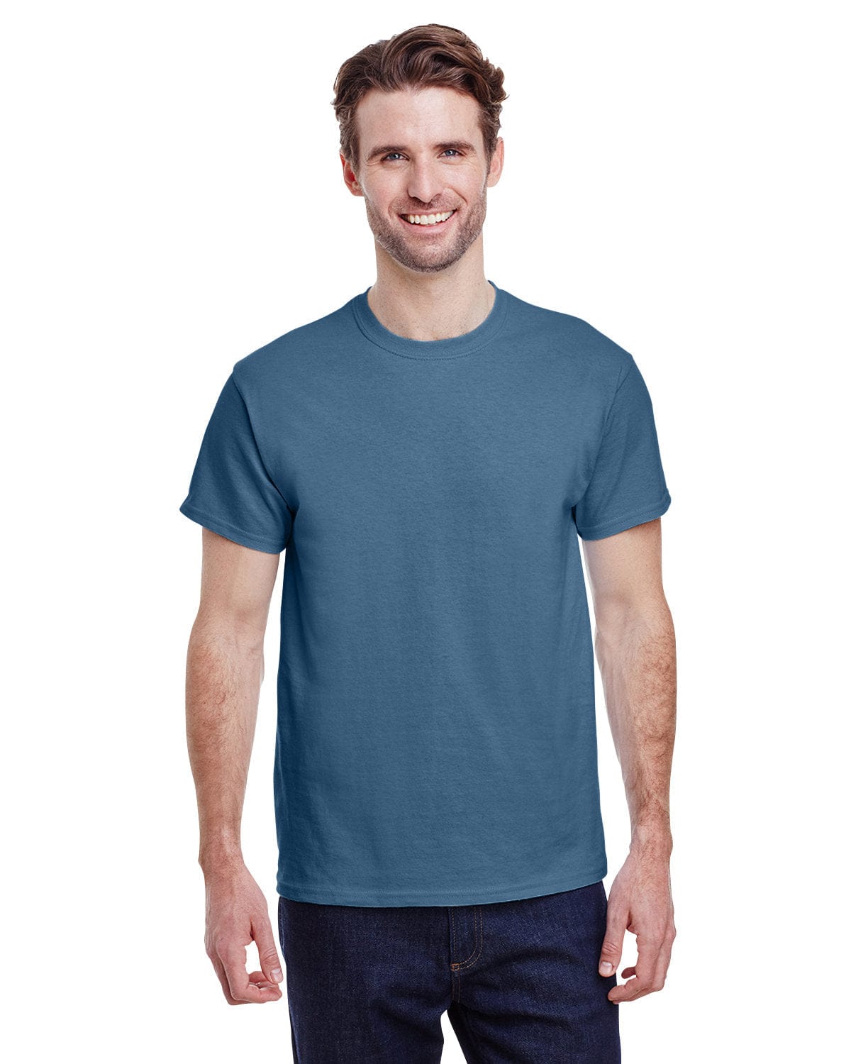 Gildan G200: Adult Ultra Cotton 6 oz. T-Shirt in Indigo Blue