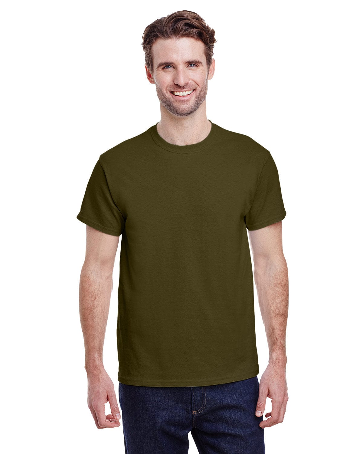 Gildan 2000 Ultra Cotton T-Shirt in Olive