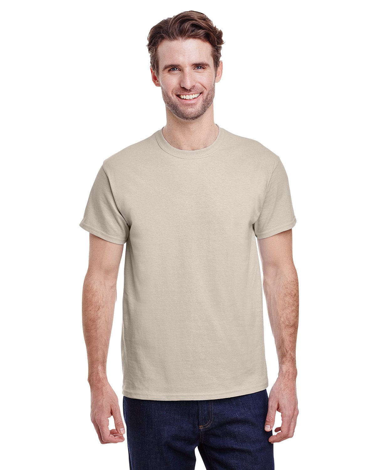 Gildan G200: Adult Ultra Cotton 6 oz. T-Shirt in Sand