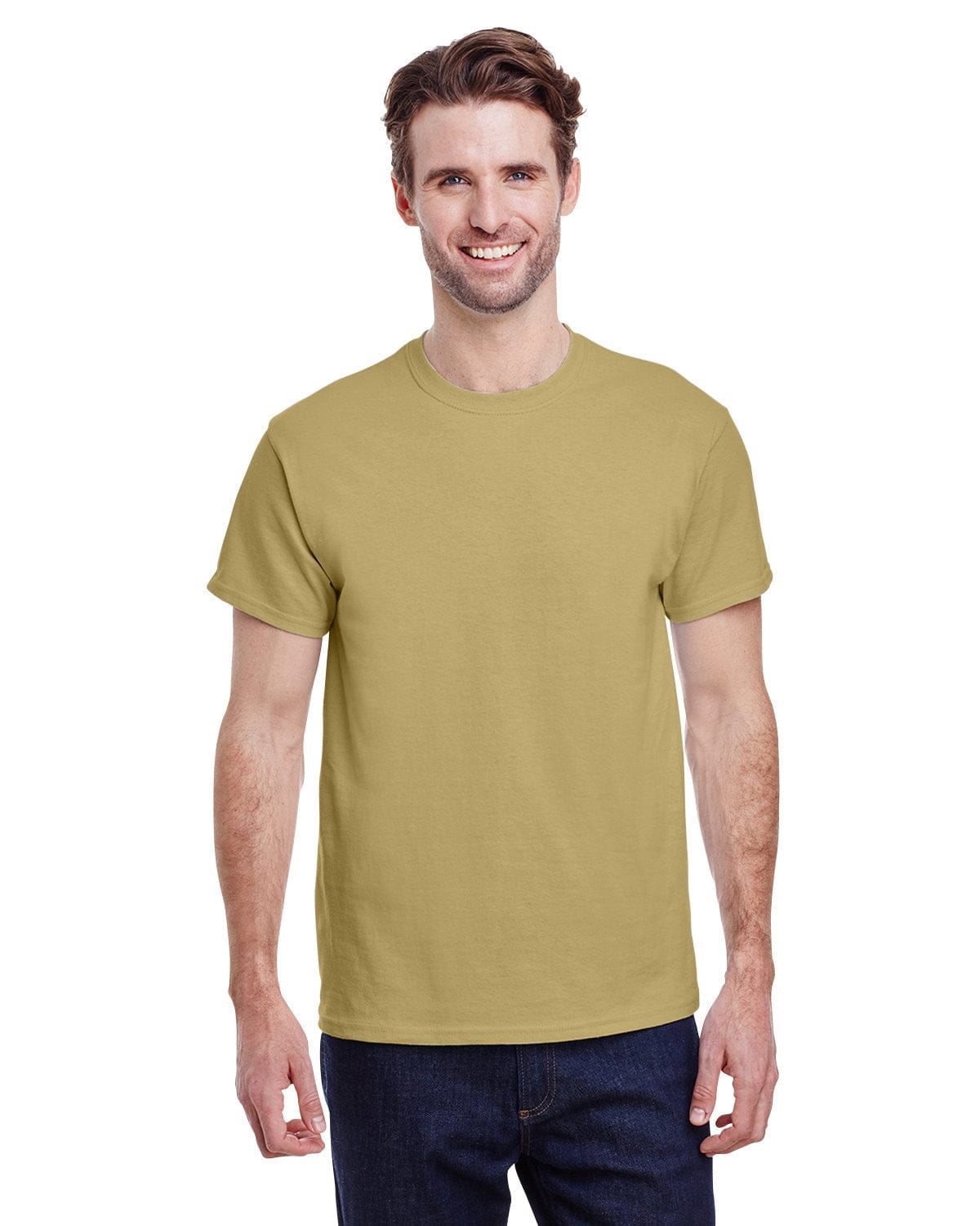 Gildan G200: Adult Ultra Cotton 6 oz. T-Shirt in Tan