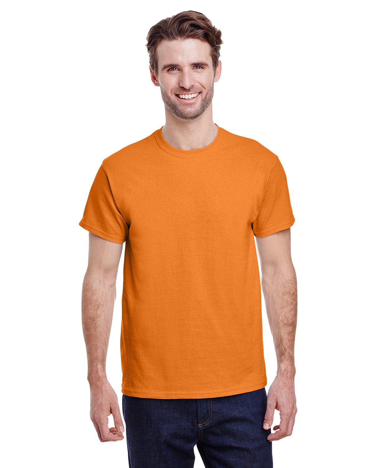 Gildan G200: Adult Ultra Cotton 6 oz. T-Shirt in Tangerine