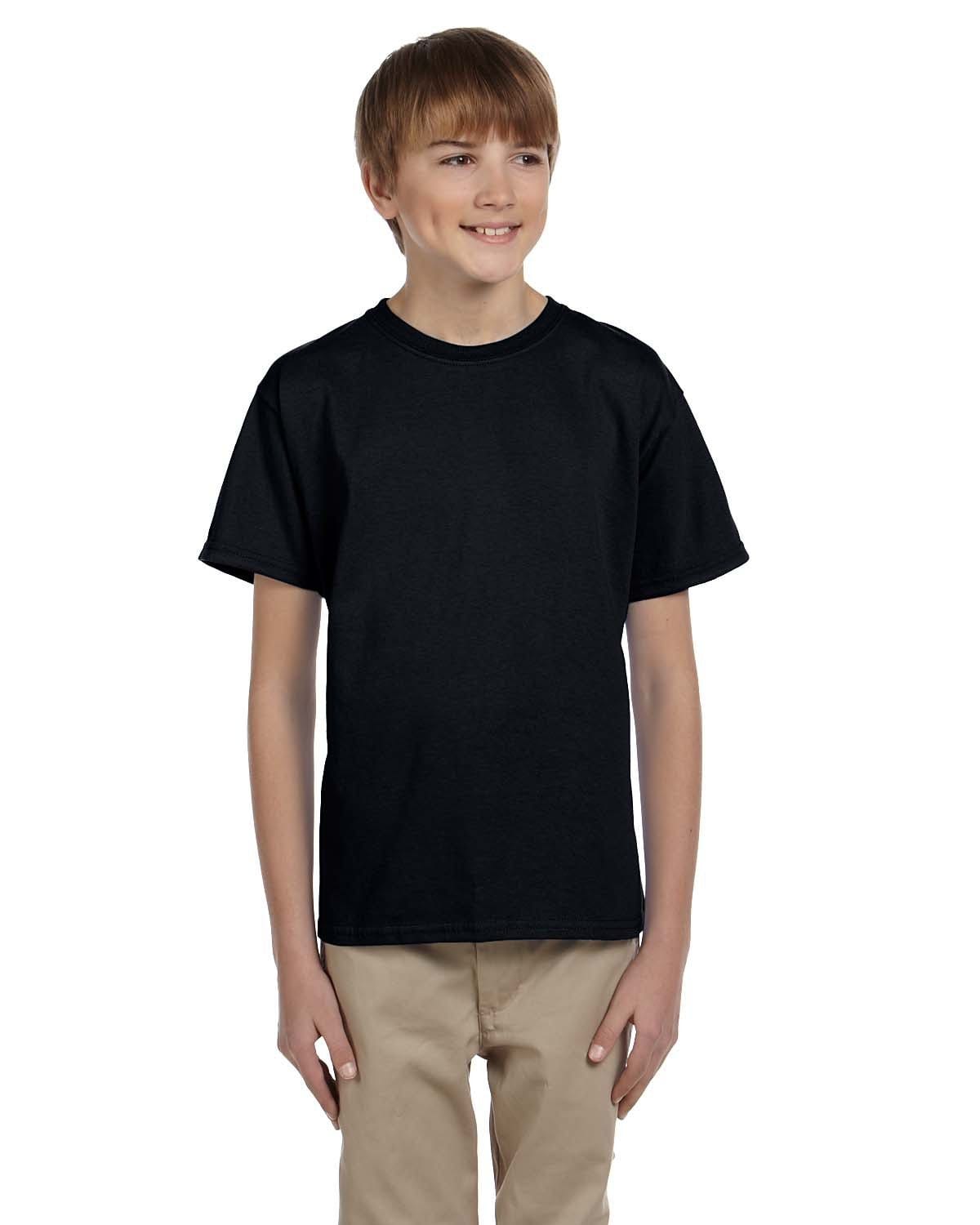 Gildan G200B Youth Ultra Cotton T-Shirt in Black