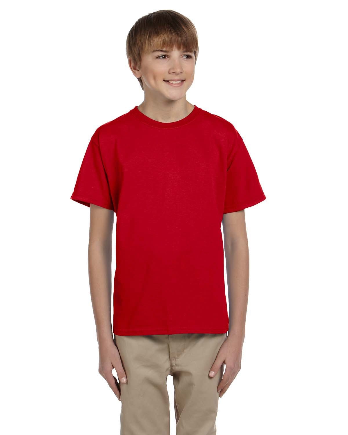 Gildan G200B Youth Ultra Cotton T-Shirt in Cherry Red