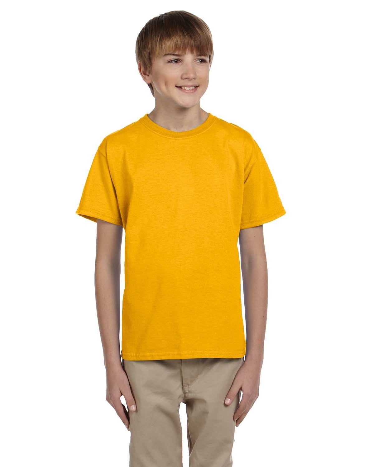 Gildan G200B: Youth Ultra Cotton 6 oz. T-Shirt in Gold