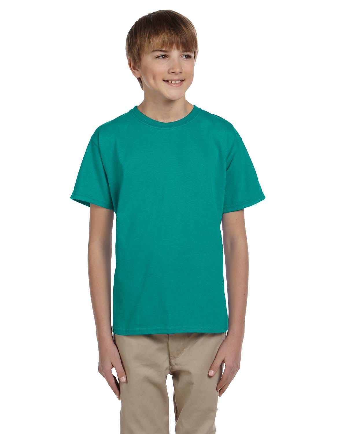 Gildan G200B: Youth Ultra Cotton 6 oz. T-Shirt in Jade Dome