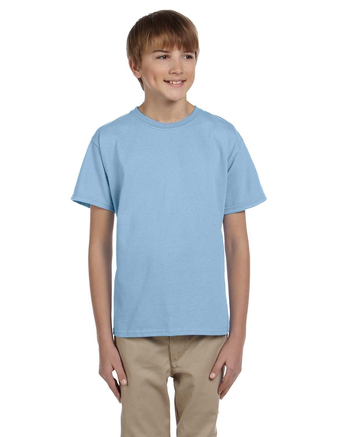 Gildan G200B: Youth Ultra Cotton 6 oz. T-Shirt in Light Blue